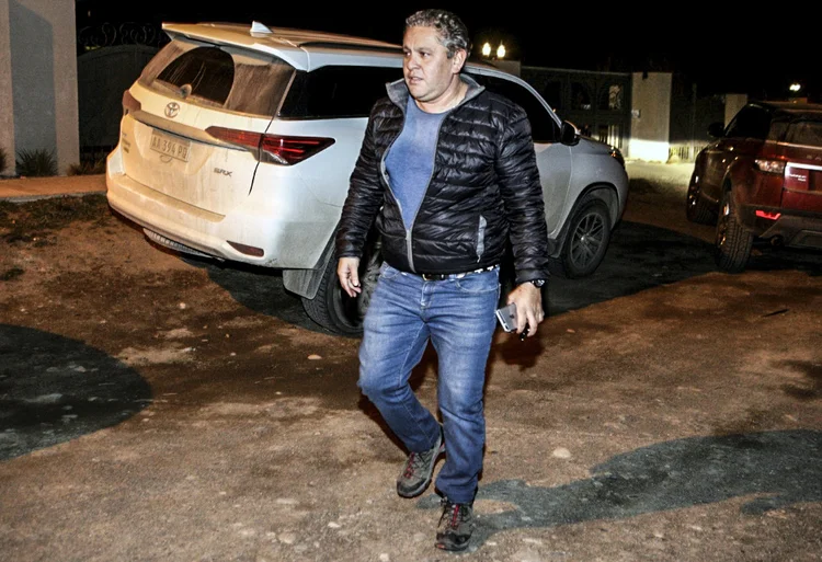 Corpo de Fabián Gutiérrez foi semi-enterrado e embrulhado em um lençol no pátio de uma casa (AFP/AFP)