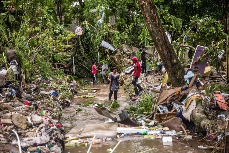 Bahamas: no momento, o fenômeno é classificado como uma tempestade grande de categoria 1 (AFP/AFP)