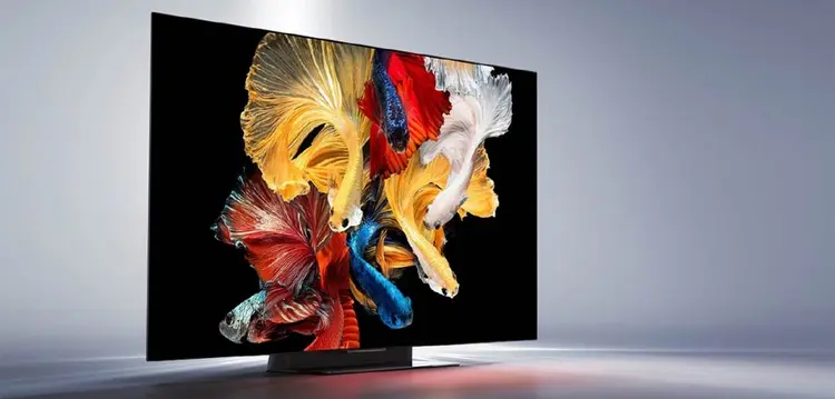 NOVA TV DA XIAOMI: a tela de OLED ocupa 98,8% do display frontal do aparelho (Divulgação/Divulgação)