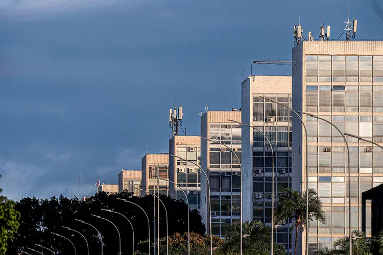 Esplanada do ministérios em Brasília 21/4/2020  (Ueslei Marcelino/Reuters)