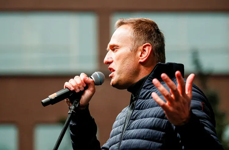 "Alexei Navalny foi assassinado. Sua morte ocorreu no dia 16 de fevereiro, às 14h17, horário local, segundo mensagem oficial à mãe de Alexei.", diz porta-voz (Shamil Zhumatov/Reuters)