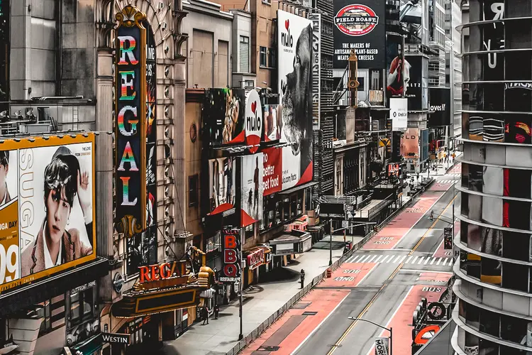 Times Square, uma das principais atrações de Nova York (bloomberg/Bloomberg)