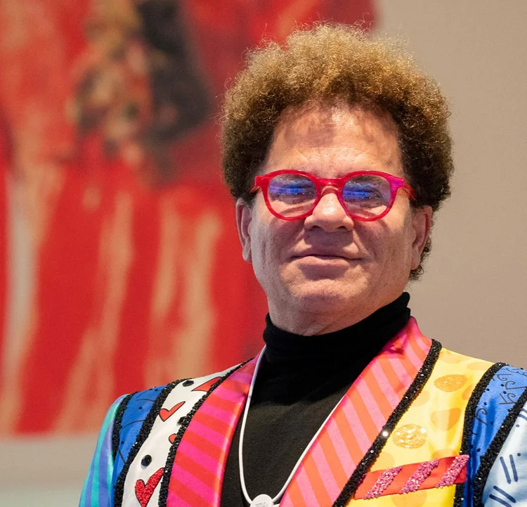 Romero Britto: "A internet muitas vezes é injusta" (Greg Beadle/World Economic Forum/Divulgação)