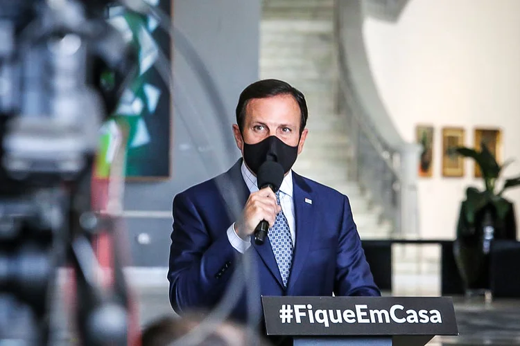 Doria: governador de SP afirmou que o estado já superou o pior momento da pandemia (Sergio Andrade/Governo do Estado de São Paulo/Agência Brasil)