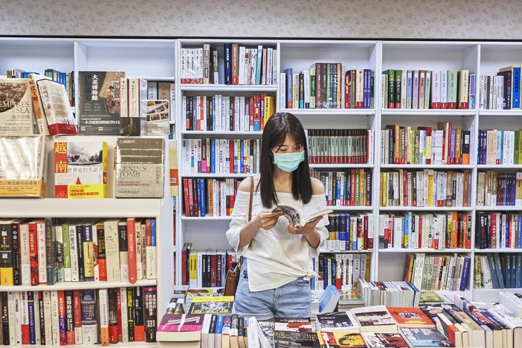 Causeway Bay Bookstore, em Taipei, Taiwan: símbolo da democracia local (An Rong Xu/The New York Times)