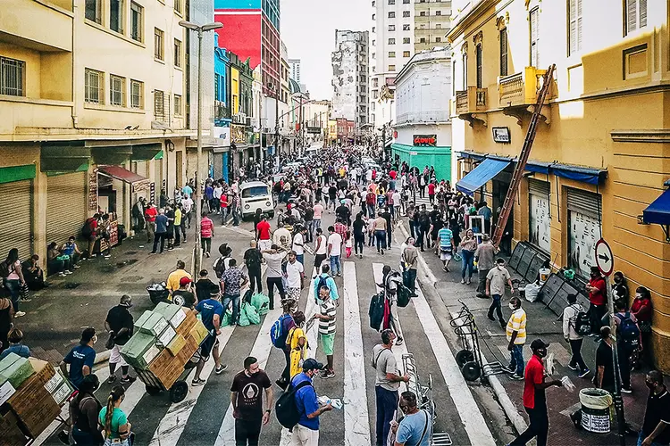 Atualmente, 86% da população está na fase 3 amarela do Plano São Paulo (Eduardo Frazão/Exame)