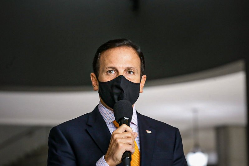 João Doria, governador de São Paulo, está com covid-19