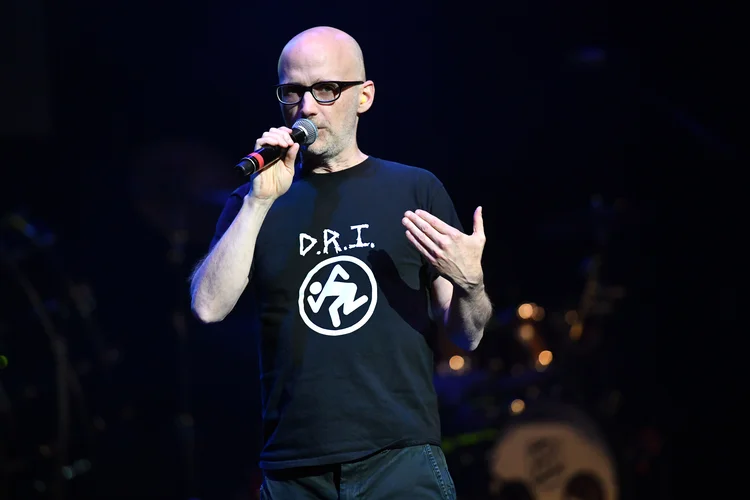 O cantor e produtor Moby: nesta quarta-feira, dia 5, Moby participa de um bate-papo ao vivo, no seu canal do Twitch (Scott Dudelson/Getty Images)