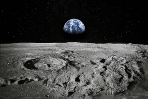 Imagem referente à matéria: China e Rússia anunciam usina nuclear na Lua para 2035 com estação internacional