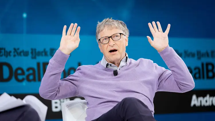 Bill Gates: fundador da Microsoft criticou o tempo de demora para obter resultados de testes de covid-19 (Michael Cohen / Correspondente/Getty Images)