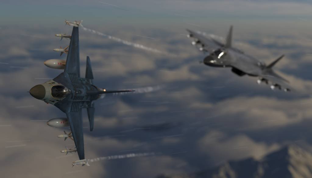 Se fosse um combate real, o piloto humano teria sua aeronave destruída contra seu oponente computadorizado (bbevren/Getty Images)