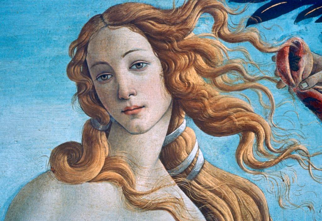 Nascimento de Vênus, de Botticelli, em Florença: por séculos, representação de um ideal feminino (Art Media/Print Collector/Getty Images)