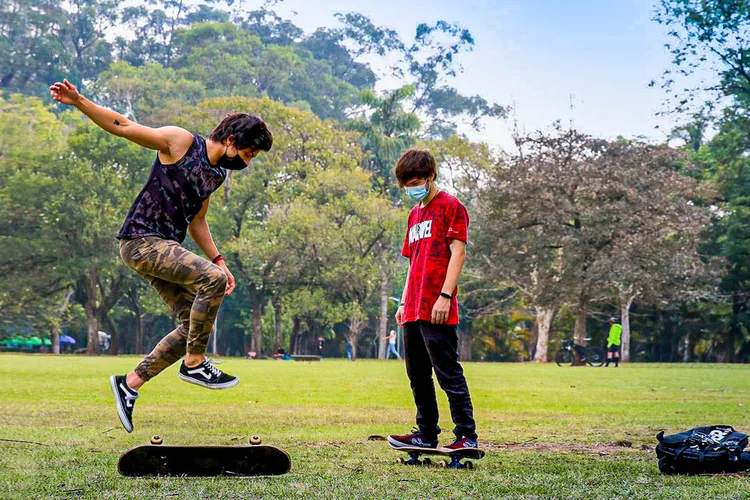 Parques de São Paulo: uso de máscara será obrigatório (Rovena Rosa/Agência Brasil)