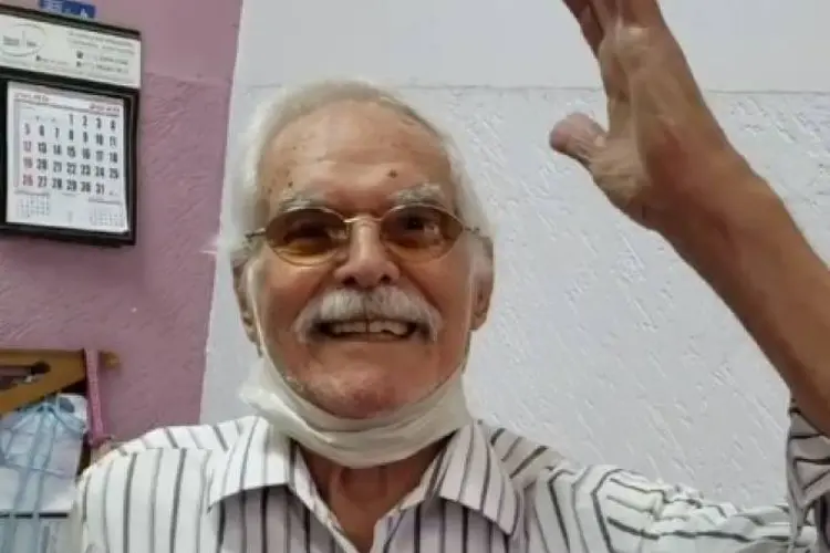 Odiney Pedroso completou 90 anos de idade neste sábado (1) (Arquivo pessoal/Renato Dias/Reprodução)