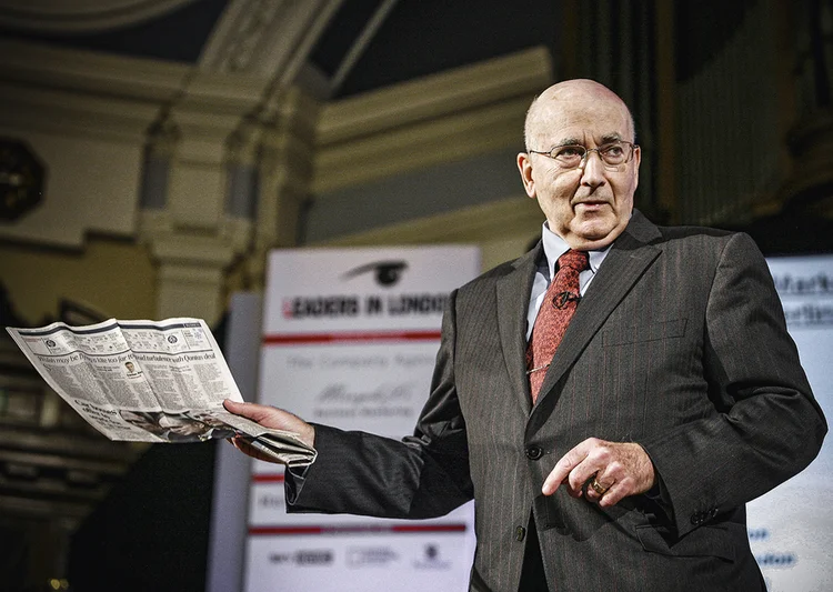  Philip Kotler, o 'guru do marketing', participa da MasterClass da ESPM, que marca o lançamento do curso 'Strategic H2H Marketing' (Richard Lewis/WireImage/Getty Images)