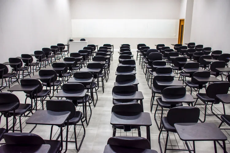 Sala de aula da Universidade São Judas, que é da Ânima (Divulgação/Divulgação)