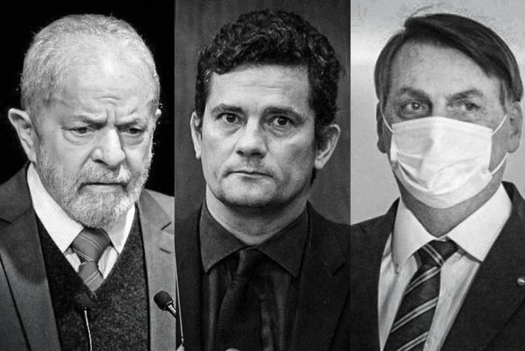 Política: Lula, Moro e Bolsonaro estão envolvidos em outra polêmica (Montagem/Getty Images)