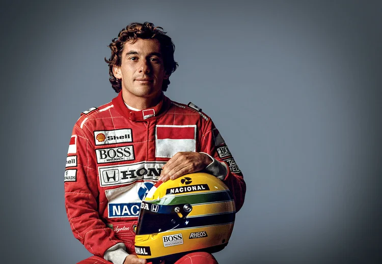 Ayrton Senna, pilo de fórmula 1.