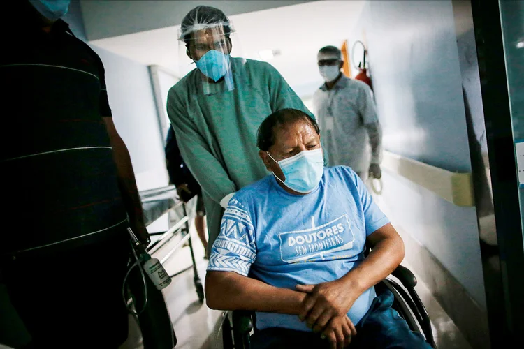 Cacique Aritana: líder indígena morreu nesta quarta-feira vítima de covid-19 (Ueslei Marcelino/Reuters)