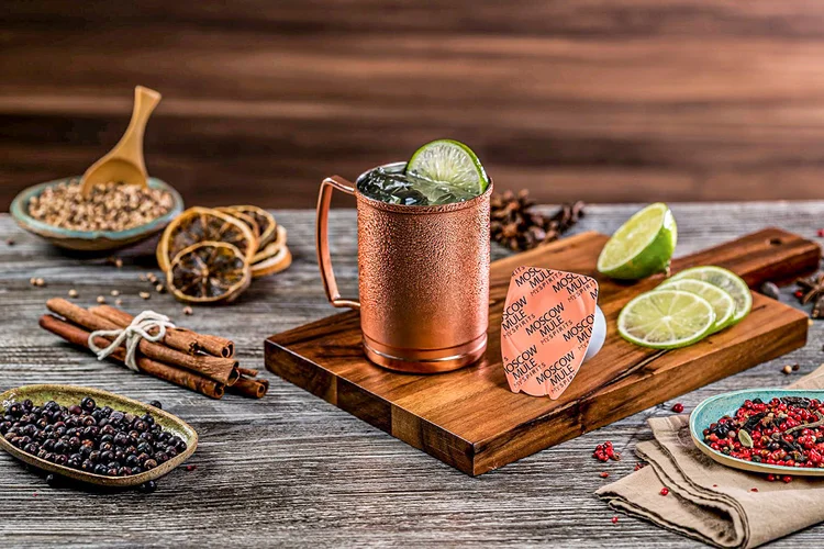 Moscow Mule em cápsula: drinque é novo lançamento da B.blend (B.blend/Divulgação)