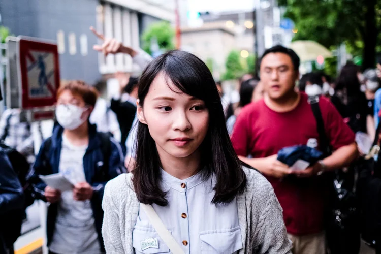 Chow em viagem ao Japão, em 2019: restrições ficaram piores em Hong Kong nos últimos meses (Keith Tsuji/Getty Images)