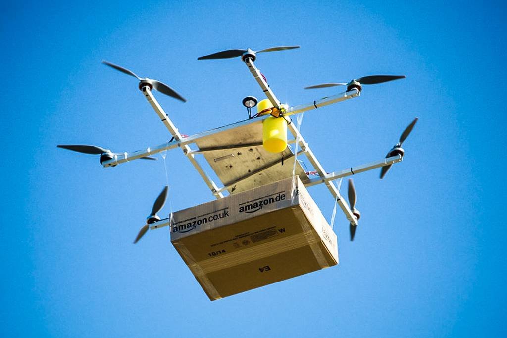 Amazon tem aval de autoridades nos EUA para fazer entregas com drones
