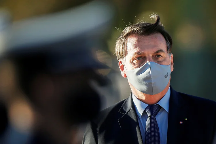 Jair Bolsonaro: presidente participou de inauguração de escola civico-militar no Rio de Janeiro (Adriano Machado/Reuters)