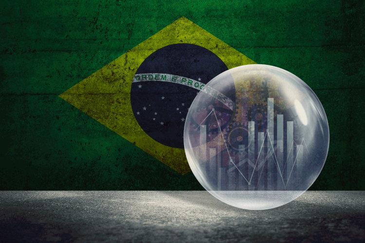 Economia brasileira: temor do mercado é que o Brasil se perca novamente num movimento de deterioração das contas públicas, do qual tentava sair quando veio o coronavírus (SEAN GLADWELL/Getty Images)