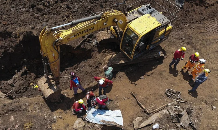 Brumadinho: em janeiro de 2019 uma barragem da Vale se rompeu no Código do Feijão, deixando 270 mortos (Corpo de Bombeiros de MG/Divulgação)