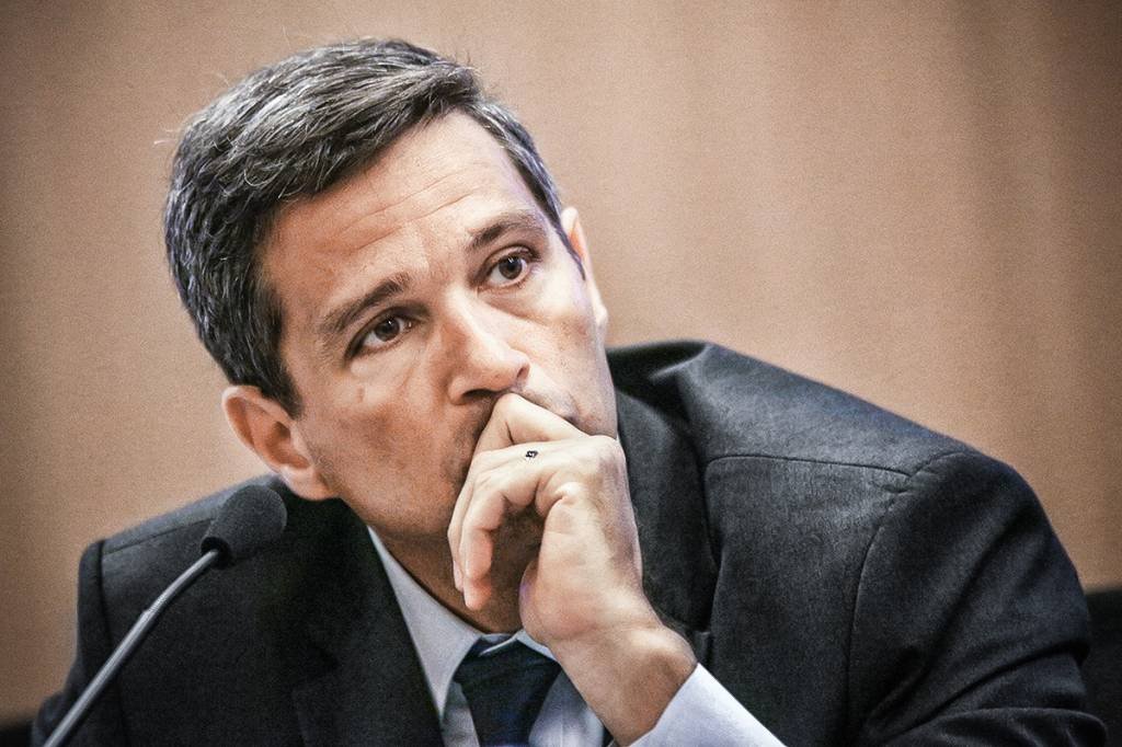 Roberto Campos Neto, presidente do Banco Central: mercado aguarda sinalização sobre próximos passos do Copom depois da decisão do dia 4 de maio (André Coelho/Bloomberg)