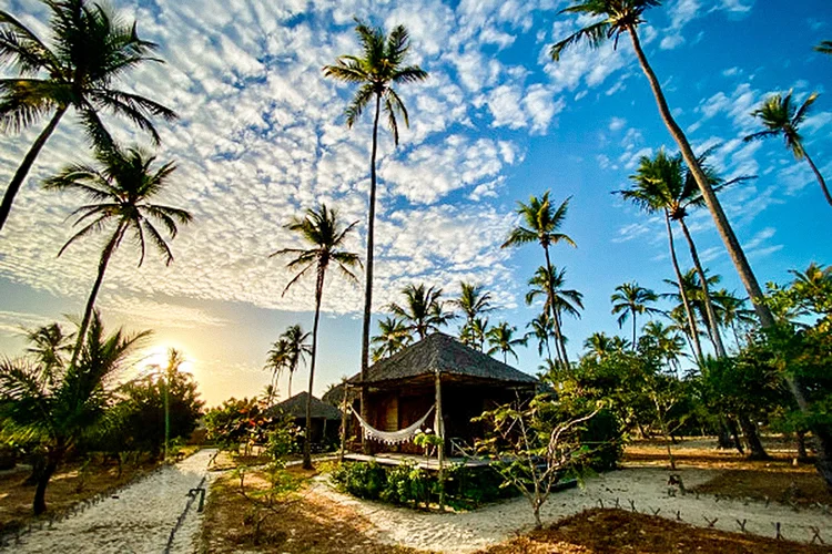 Pousada Rancho do Peixe na Praia do Preá disponível na primeira fase da promoção da Corona (Corona/Divulgação)
