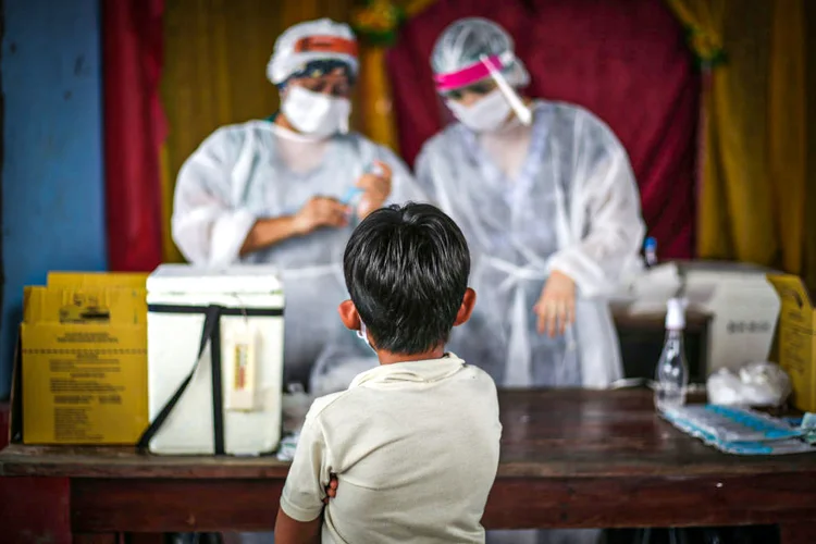 Síndrome rara: a medicina vem registrando uma reação inflamatória grave que só acomete crianças e está associada a uma resposta tardia ao Sars-CoV-2 (Andre Coelho / Correspondente/Getty Images)