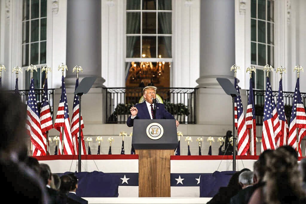 Convenção Republicana recebeu cerca de 1500 pessoas na Casa Branca (Bloomberg/Getty Images)