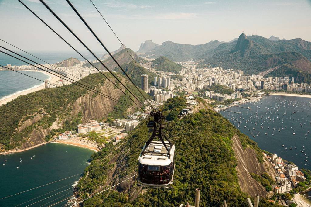 Restaurantes no bondinho do Rio de Janeiro