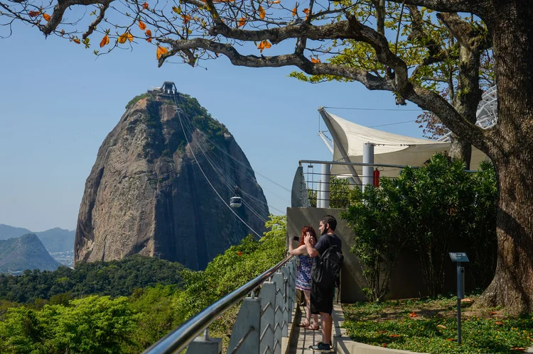 O Bondinho do Pão de Açúcar. (Tânia Rego/Agência Brasil)