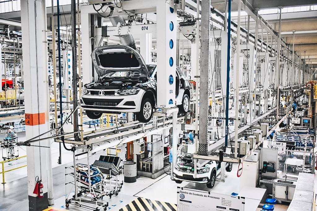 Fábrica da Volkswagen em São Bernardo do Campo: montadora possui cerca de 4,5 mil funcionários só na área fabril (Volkswagen/Divulgação)