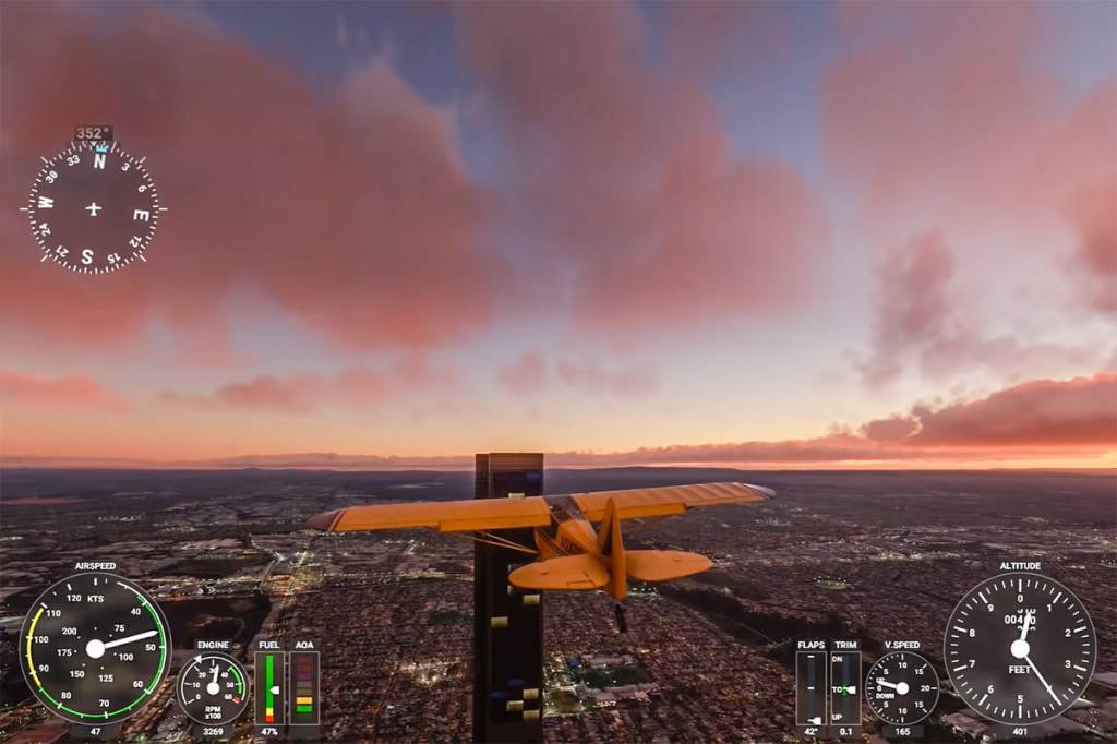 Cinco curiosidades do Microsoft Flight Simulator, novo simulador de voo