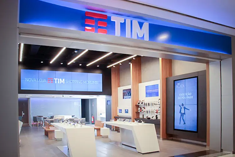 Loja da Tim: para estabelecer o novo modelo, a empresa firmou, no novo acordo coletivo, regras para o teletrabalho (TIM/Divulgação)