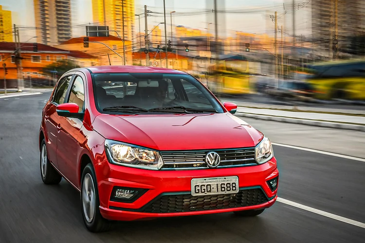 No início do ano o seguro do Novo Gol 1.10 2020 custava, em média, R$ 2.885,35 em SP; Em julho, o valor caiu para R$ 1.861,95 (Volkswagen/Divulgação)