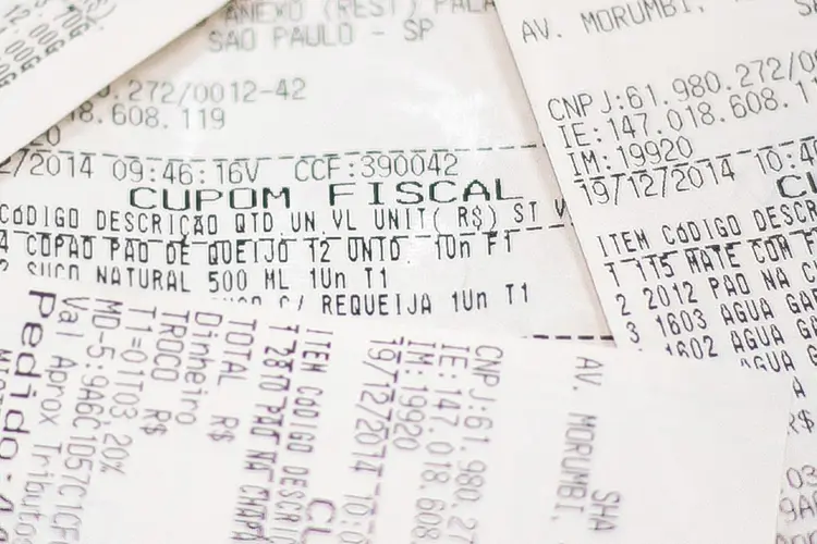 Nota fiscal: a cada 100 reais em compras dá direito a um bilhete eletrônico para concorrer (Edson Lopes Jr/A2/Divulgação)