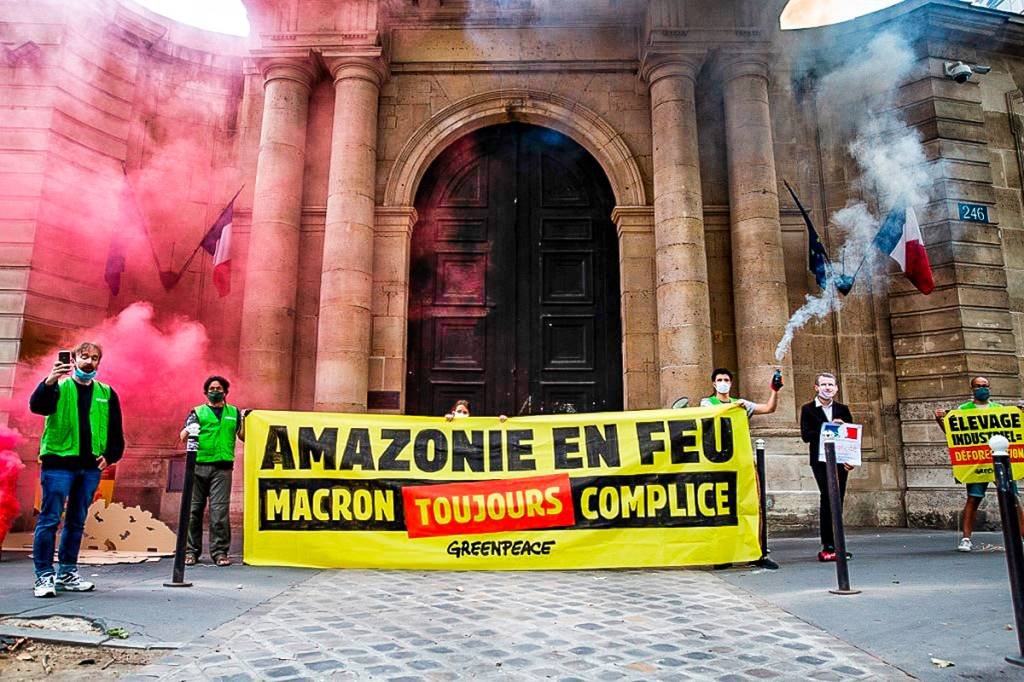 Greenpeace denuncia "inação" da França perante desmatamento na Amazônia
