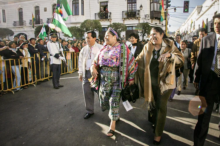 Esther Morales: a irmã mais velha do ex-presidente da Bolívia estava há vários dias internada (AFP/AFP Photo)