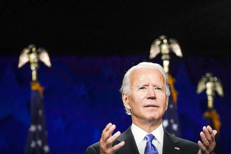 Os Estados Unidos passam por uma tempestade perfeita, nas palavras de Biden (Bloomberg / Colaborador/Getty Images)