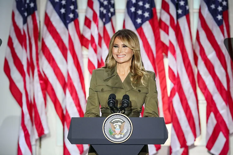 Melania Trump, ex-primeira-dama dos EUA (Bloomberg / Colaborador/Getty Images)