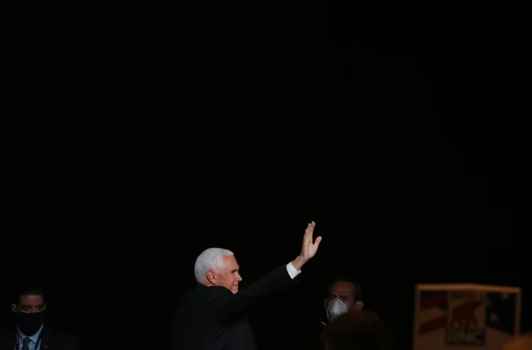 Mike Pence: vice-presidente dos EUA criticou os protestos que estão acontecendo no país (Travis Dove / The New York Times/Bloomberg)