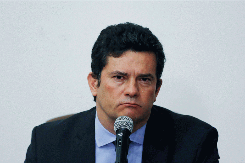 Sérgio Moro: senador foi denunciado na véspera por calúnia contra o ministro Gilmar Mendes (Ueslei Marcelino/Reuters)