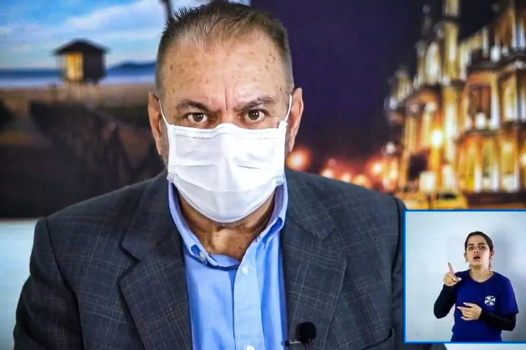 Ozônio: prefeito de Itajaí defendeu o uso do gás contra o coronavírus (Facebook/Reprodução)