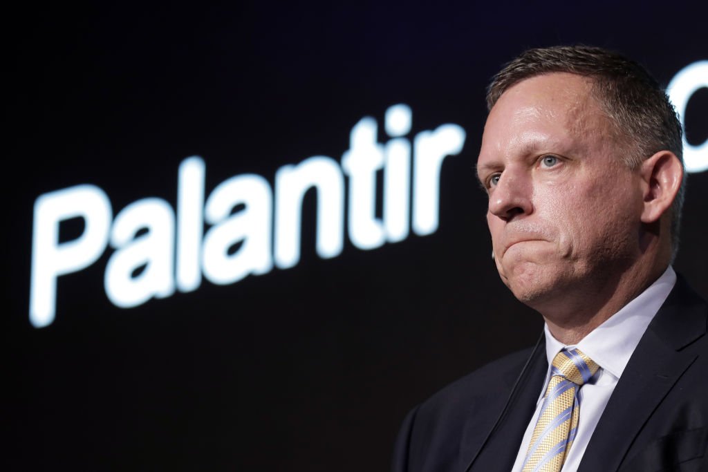 Peter Thiel, co-fundador da Palantir: empresa fará estreia na Bolsa de Nova York sem passar por um IPO (Bloomberg/Getty Images)