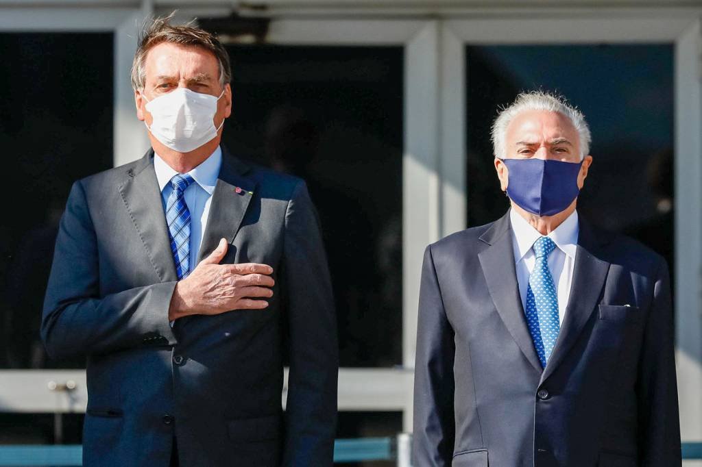 Jair Bolsonaro e Michel Temer em Brasília | Foto: Alan Santos/PR/Divulgação (Alan Santos/PR/Divulgação)