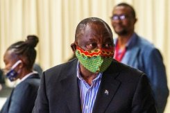 Cyril Ramaphosa: presidente sul-africano enfrenta mais demandas de renúncia ao cargo. (Arquivo/AFP)